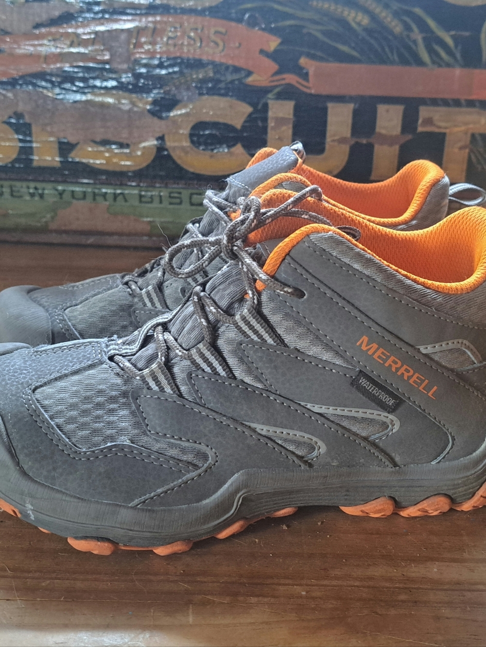 Merrell Chameleon 7 Access Waterproof Hiking Trail Boots, Kids Size 3.5